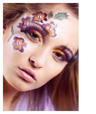 Tips  Makeup on Designing Unique Fairy Face Makeup Looks Is Easy Using Stencils And