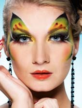 Fantasy Makeup on Butterfly Makeup Tips     Wild Eye Makeup Wing Designs